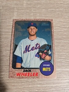 2017 Topps Hertiage Chrome Zack Wheeler #THC-708 517/999 - Picture 1 of 3