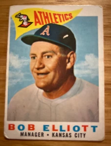 Tarjeta de béisbol 1960 Topps #215 Bob Elliott - Imagen 1 de 3