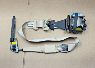 Cinturón de seguridad delantero izquierdo 15-16 Hyundai Genesis G80 retractor beige PO40 OEM Foto 1 de 4