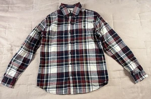 Weatherproof Vintage Mens Long Sleeve Buton Up Shirt Red Plaid Multi Size M - Picture 1 of 13