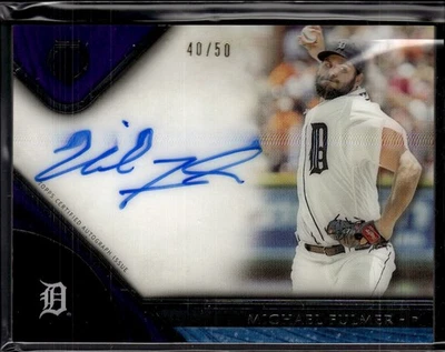 Autógrafos Topps Tribute 2017 azul #TA-MF Michael Fulmer Detroit Tigers automático/50 Foto 1 de 2