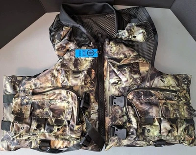 Chaleco salvavidas de pesca Prestige Sportsman adulto L/XL unisex de camuflaje de pescado modelo 700 Foto 1 de 4