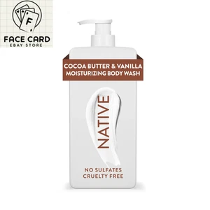Native Cocoa Butter & Vanilla Moisturizing Body Wash 18 Oz - Picture 1 of 12