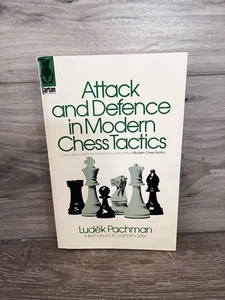 ATTACK AND DEFENSE IN MODERN CHESS TACTICS By Ludek Pachman - Picture 1 of 3