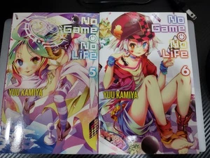 No Game No Life Volumes 5 & 6 Light Novel Lot - Picture 1 of 5