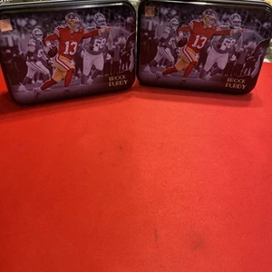 2024 Brock Purdue NFL Football Collectors Tin Empty (NO CARDS) 2 Tins 49ers - Picture 1 of 1