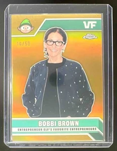 2025 Topps Chrome VeeFriends Bobbi Brown Gold Refractor 16/50 #EE-BB - Picture 1 of 2