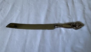 Vintage Sheffield Kuchen Schnitzen Schneidemesser Silber Edelstahl 12,5 Zoll - Bild 1 von 6