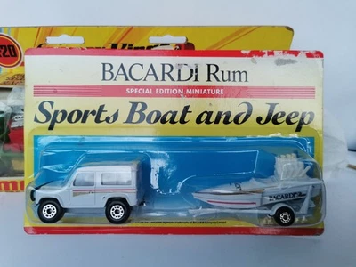 Matchbox Tp 121 / SA Bacardi Run Sports Boat And Jeep Special Edition Miniature - Image 1 of 4