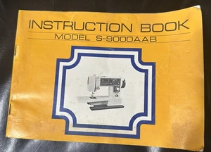 Vintage Dressmaker S-9000 AAB Sewing Machine Instruction Book/Booket Loc#EB112 - Picture 1 of 9