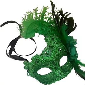 Brocade Lace Masquerade Ball Mask Burlesque Mardi Gras Birthday Wedding Party - Picture 1 of 60