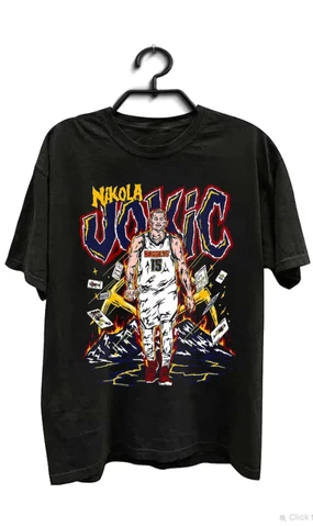 Nikola Jokic The Joker T Shirt Funny Black Vintage Gift Men Women Tee Cover