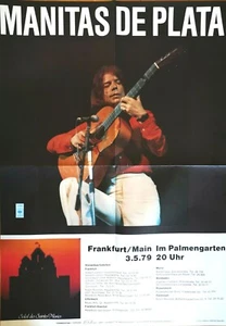 MANITAS DE PLATA 1979 FRANKFURT - orig. Concert Poster - Plakat - DIN A1 - F/U - Picture 1 of 1