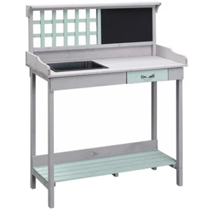 Garden Work Bench、Open Shelf Storage - Picture 1 of 4