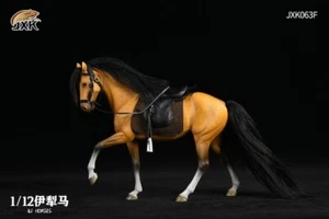 JXK 1/12 JXK063F Resin Ili Horse Animal Figure Fit 6in Doll Scene Accessory Toy - Picture 1 of 3