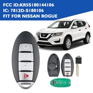 For 2017-2018 NISSAN ROGUE Keyless Remote Entry Fob SMART KEY S180144109 - Picture 1 of 7