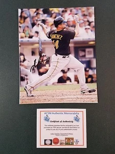 Gaby Sanchez signed 8x10 photo-Pittsburgh Pirates- ACSM Cert-BLOWOUT!! - Picture 1 of 1