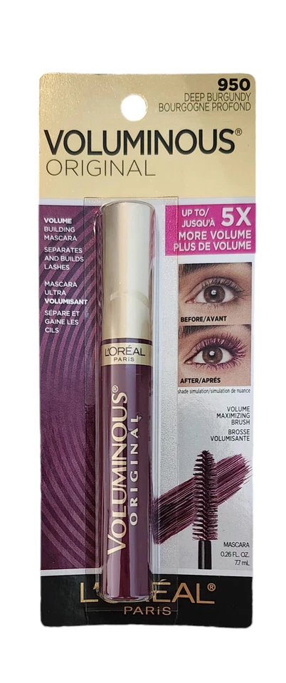 L'Oréal Voluminous Original Volume Maximizing Mascara 950 Deep Burgundy