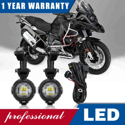 For BMW R1200GS R1100GS F700GS K1600 Spot Driving Fog Lamps LED Auxiliary Lights - Image 1 of 4