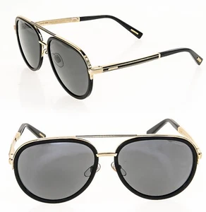 CHOPARD LUC Aviator Black Gold D56 Carbon Fiber Wood POLARIZED Sonnenbrille SCHD56S - Bild 1 von 8