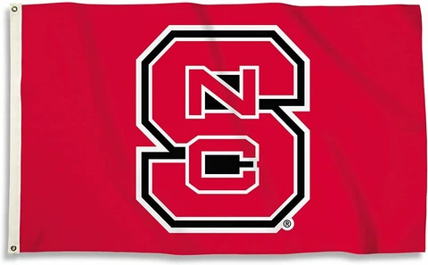 North Carolina State Wolfpack Premium 3x5 Feet Flag Banner, Metal Grommets Cover