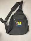 DISNEY WORLD Embroidered MICKEY HAPPIEST CELEBRATION Shoulder Sling Backpack Bag