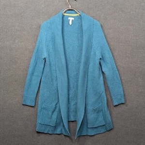 Matilda Jane Cool Fountains Cardigan Womens Medium Open Duster Sweater Layer - Picture 1 of 11