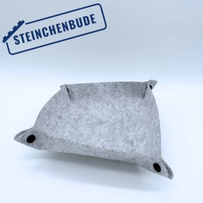 Filzschale Sortierschale grau optimal für Puzzle, Klemmbausteine/Bricks NEU - Bild 1 von 3