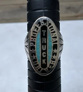 G&S Gordon & Smith Vintage 1998 Trucker Ring Professional Truck Driver Size 8 #2 - Picture 1 of 8