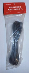 Phillips #973 Replacement Power Cord, 6 Feet, 2 Prong AC, BRAND NEW SEALED - Picture 1 of 2
