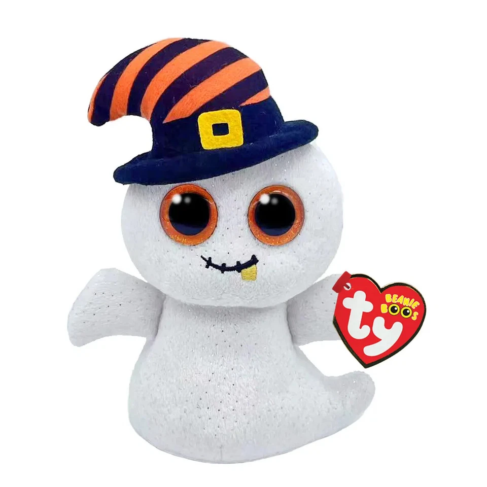 Halloween Beanie Boo - Nightcap - White Ghost - Regular - image 1 of 1
