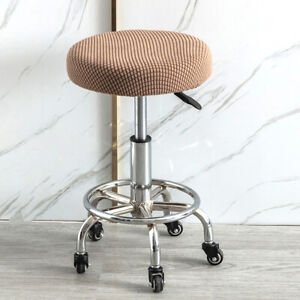 Stool Cover Seat Slipcover Dining Chair Cover Bar Seat Case Round Chair Cover