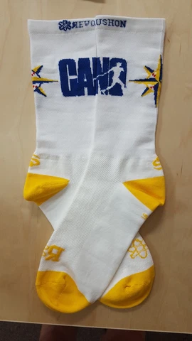 Seattle Mariners "CANO" socks (Unisex, MD, Royal) Cover