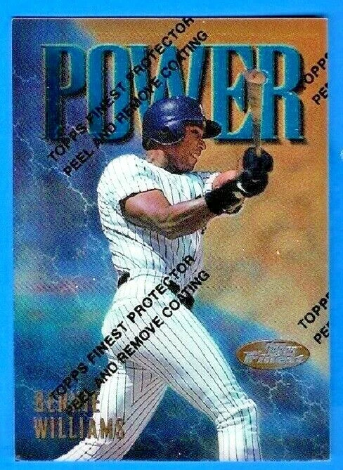 Bernie Williams Topps Finest 1996 #45  FREE Shipping - Image 1 of 2