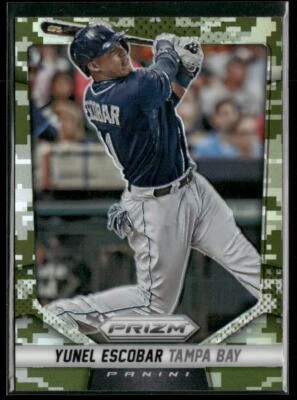 Yunel Escobar 2014 Panini Prizm Prizms Camo #25 - Tampa Bay Rays - Image 1 of 2