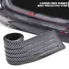 For BMW 1 Series E82 E87 Car Rear Bumper Carbon Fiber Rubber Protector Strip
