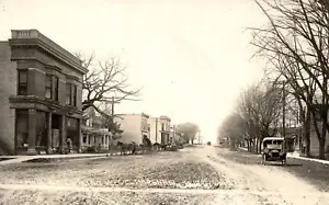 Caballo C1915 Street View 110 West Main Street Marshall WI L Cook Sterling RPPC - Imagen 1 de 3
