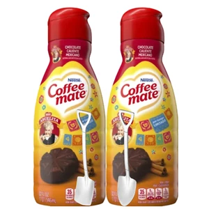 CoffeeMate Caliente Schokolade Flüssigkaffeesahnekännchen 32 Unzen 2 Packungen. mit Schaufellöffel - Bild 1 von 1