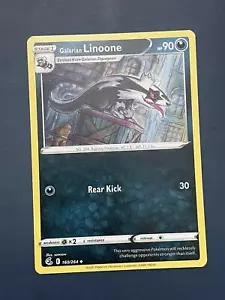 SWSH08: Fusion Strike #160/264 Galarian Linoone - Foto 1 di 2