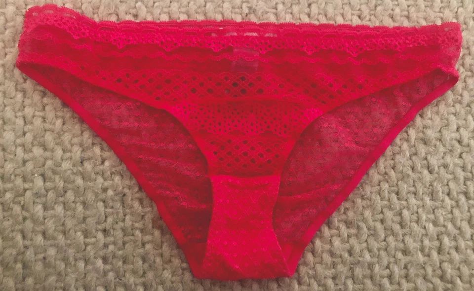 Auténtica Sexy Stella McCartney Caliente Rosa Encaje Hipster Ropa Interior - Talla Pequeña Foto 1 de 1