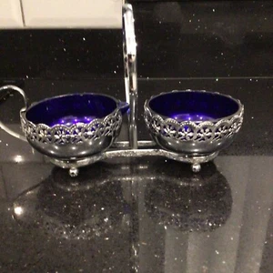 Vintage Silver Plated Milk Jug Sugar Bowl Set - Picture 1 of 6
