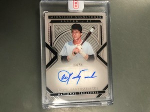 Carl Yastrzemski 2021 National Treasures Auto Autograph #13/49 Red Sox