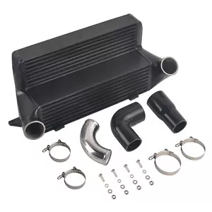 Black 7.5'' Intercooler Pipe Kit for BMW 135i/335i/335xi E82 E90 E91 E92 E93 N54 - Foto 1 di 12