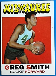 1971-72 Topps NBA Basketball Card #129 Greg Smith Milwaukee Bucks - EX/NM - Imagen 1 de 1