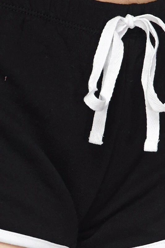 New Juniors Soft Comfortable Casual Dolphin Elastic Waist Drawstring Shorts - Image 1 of 1