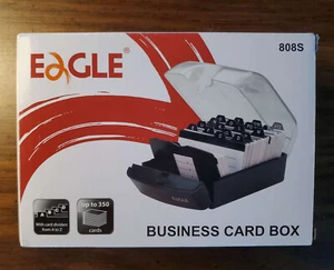 Eagle Business Card Holder - Push-Button (Storage up to 350) - Picture 1 of 5