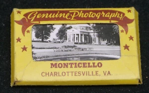 VINTAGE THOMAS JEFFERSON'S MONTICELLO SOUVENIR PHOTO CARD SET, VIRGINIA - Picture 1 of 5