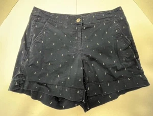 Nautica Damen Shorts dunkelblau mit Ankermuster Gr. 6 leichte Baumwollmischung - Bild 1 von 14