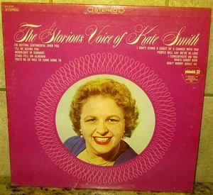 The Glorious Voice of KATE SMITH LP Record Vinal ALBUM SPC-3055 - Imagen 1 de 6