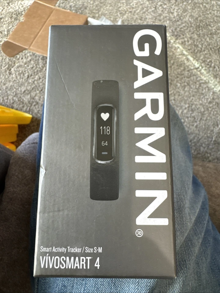 Garmin Vivosmart 4 Fitness y Frecuencia Cardíaca Rastreador de Actividad Gris (S-M) Sin Cargador Foto 1 de 4